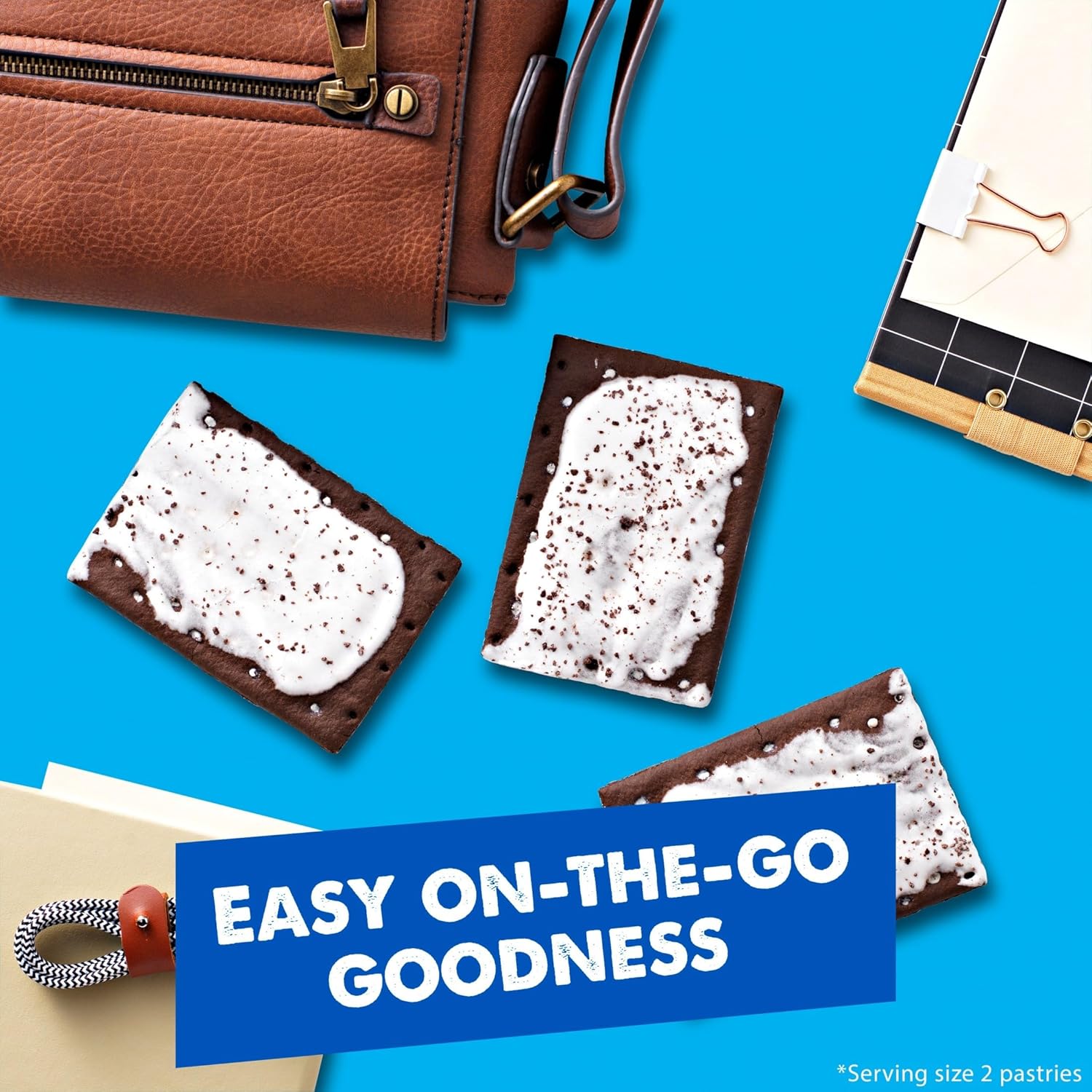 Pop Tarts Frosted Cookies & Creme Toaster Pastries Box