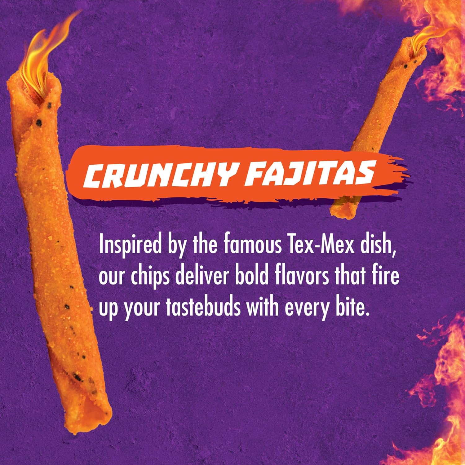 Takis Crunchy Fajitas Mild Tortilla Chips