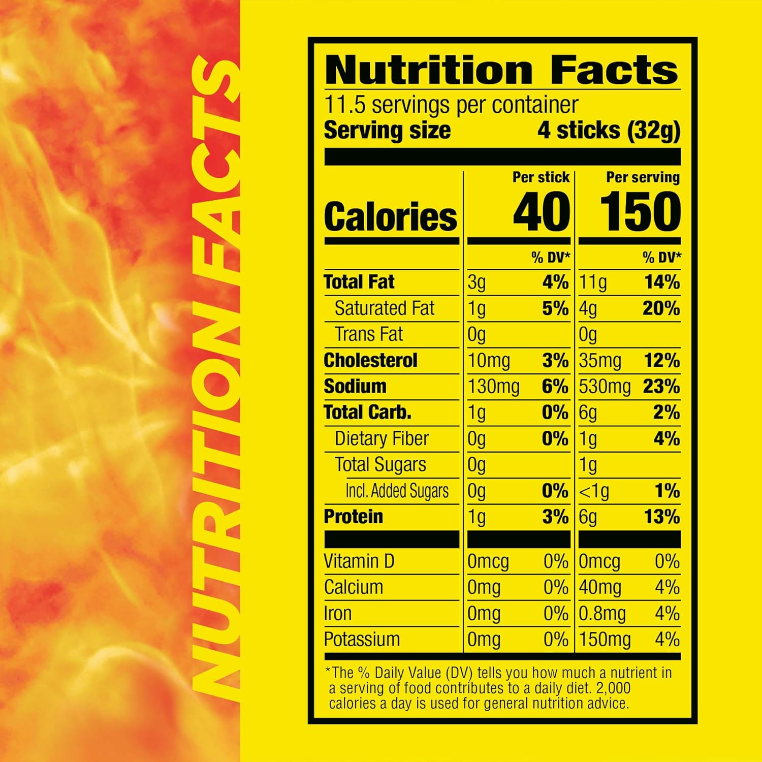 Slim Jim Original Smoked Meat Sticks Protein Snack