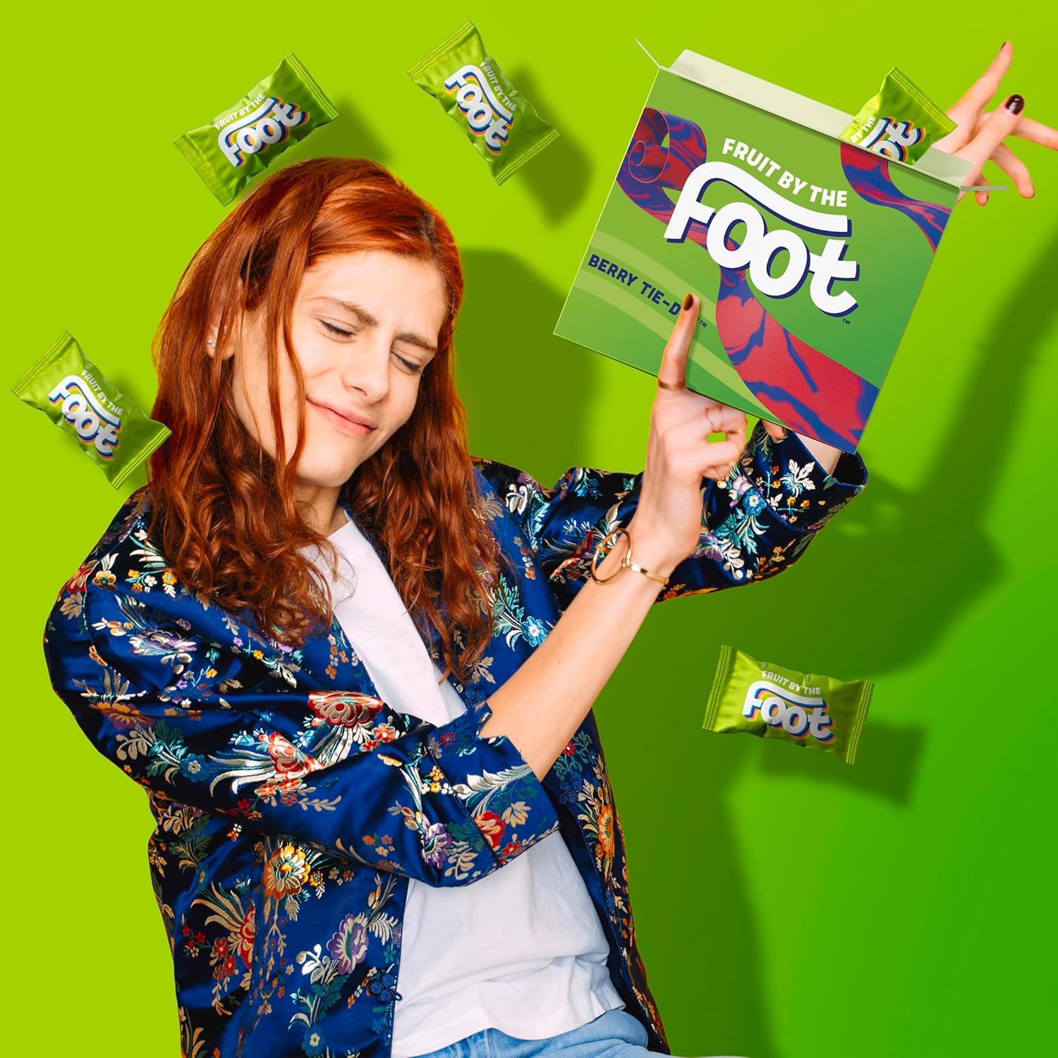 Fruit by the Foot Berry Tie-Dye Fruit Flavored Snack