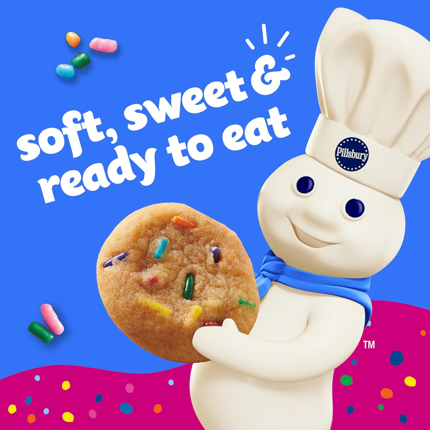 Pillsbury Funfetti Mini Soft Baked Cookies