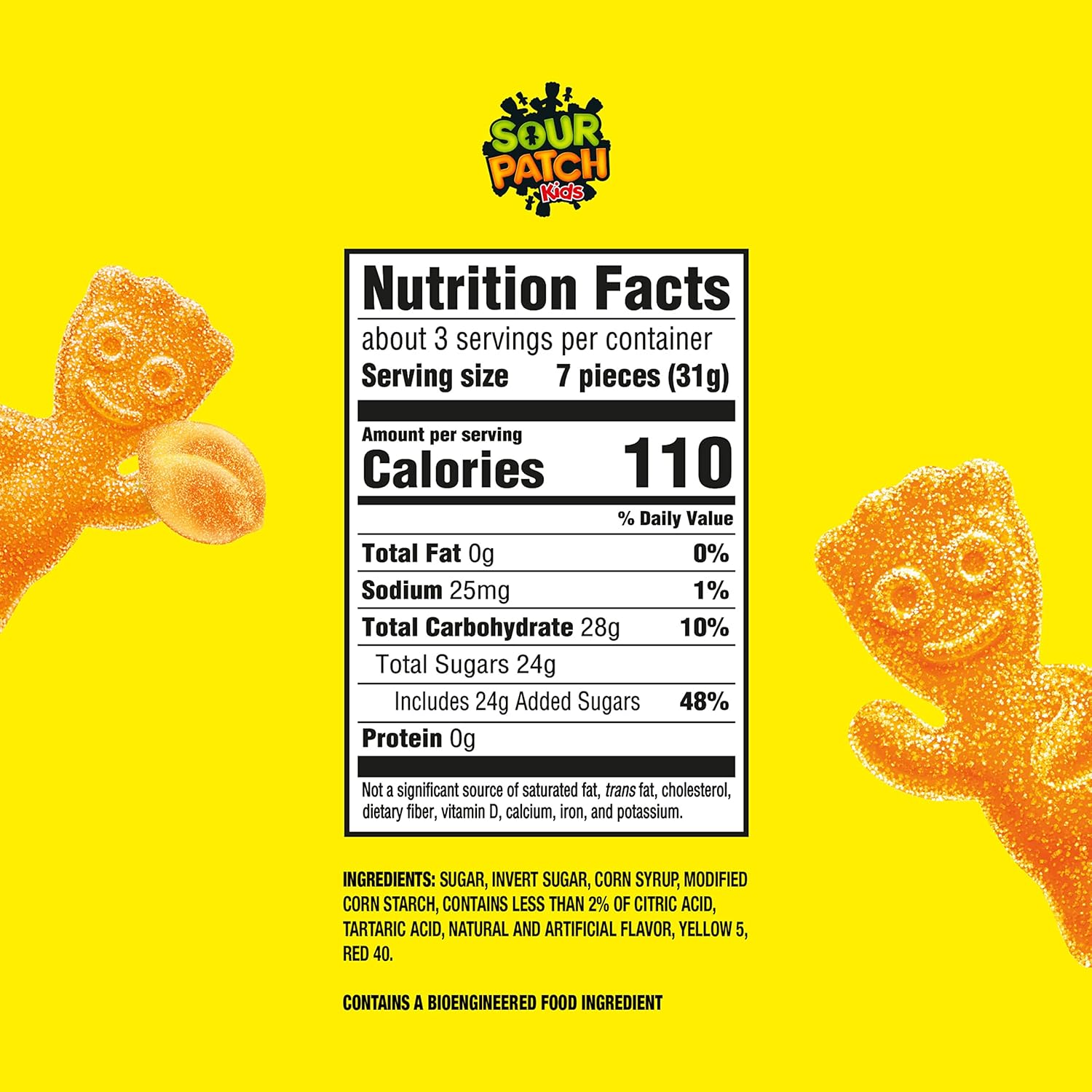 Sour Patch Kids Peach Flavour Soft Chewy Candy