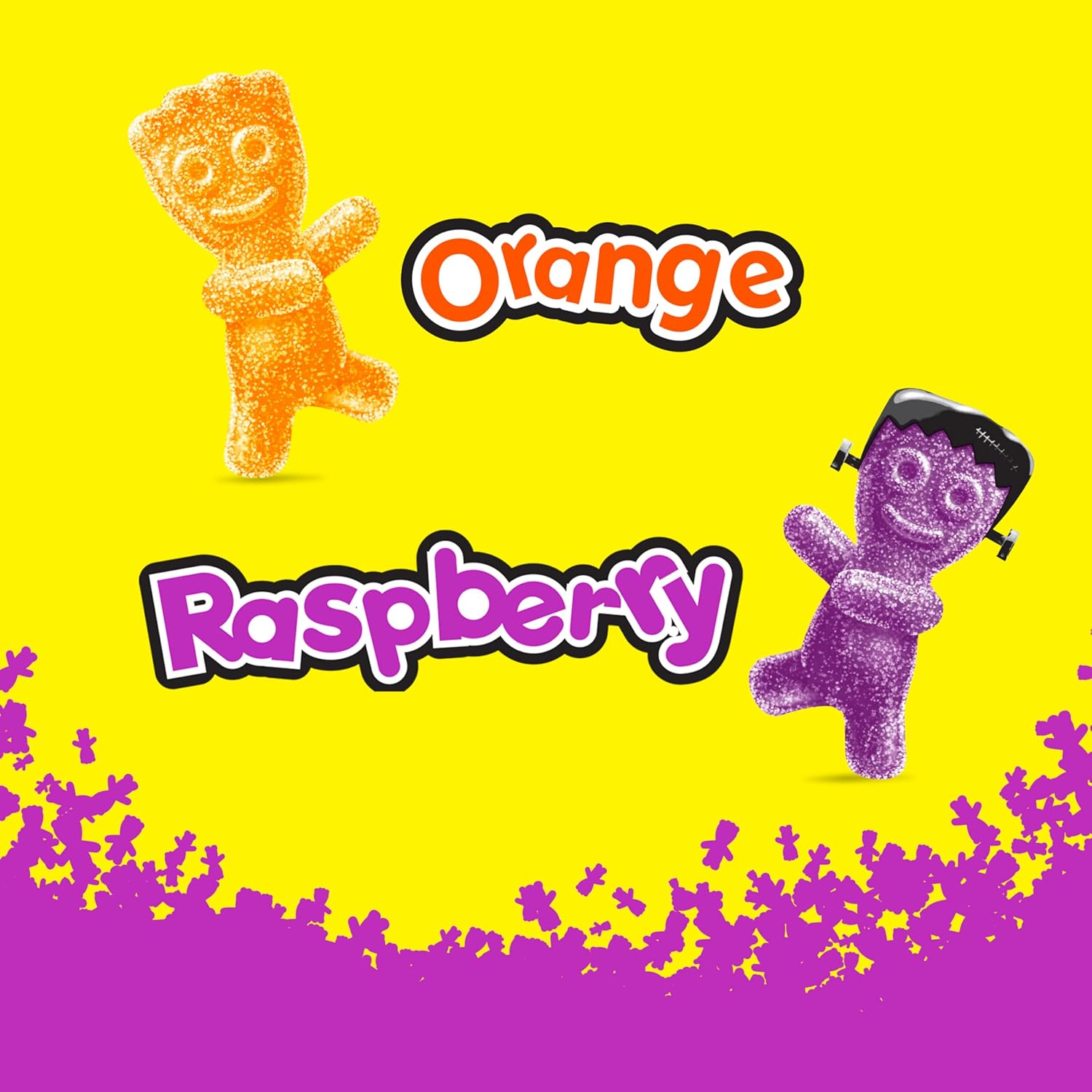Sour Patch Kids Zombie Orange & Purple Soft & Chewy Halloween Candy