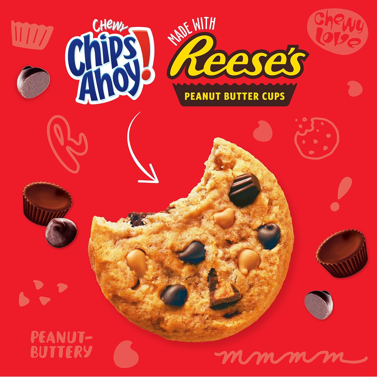 Chips Ahoy! X Reese's Peanut Butter Choc Chip Soft Cookie