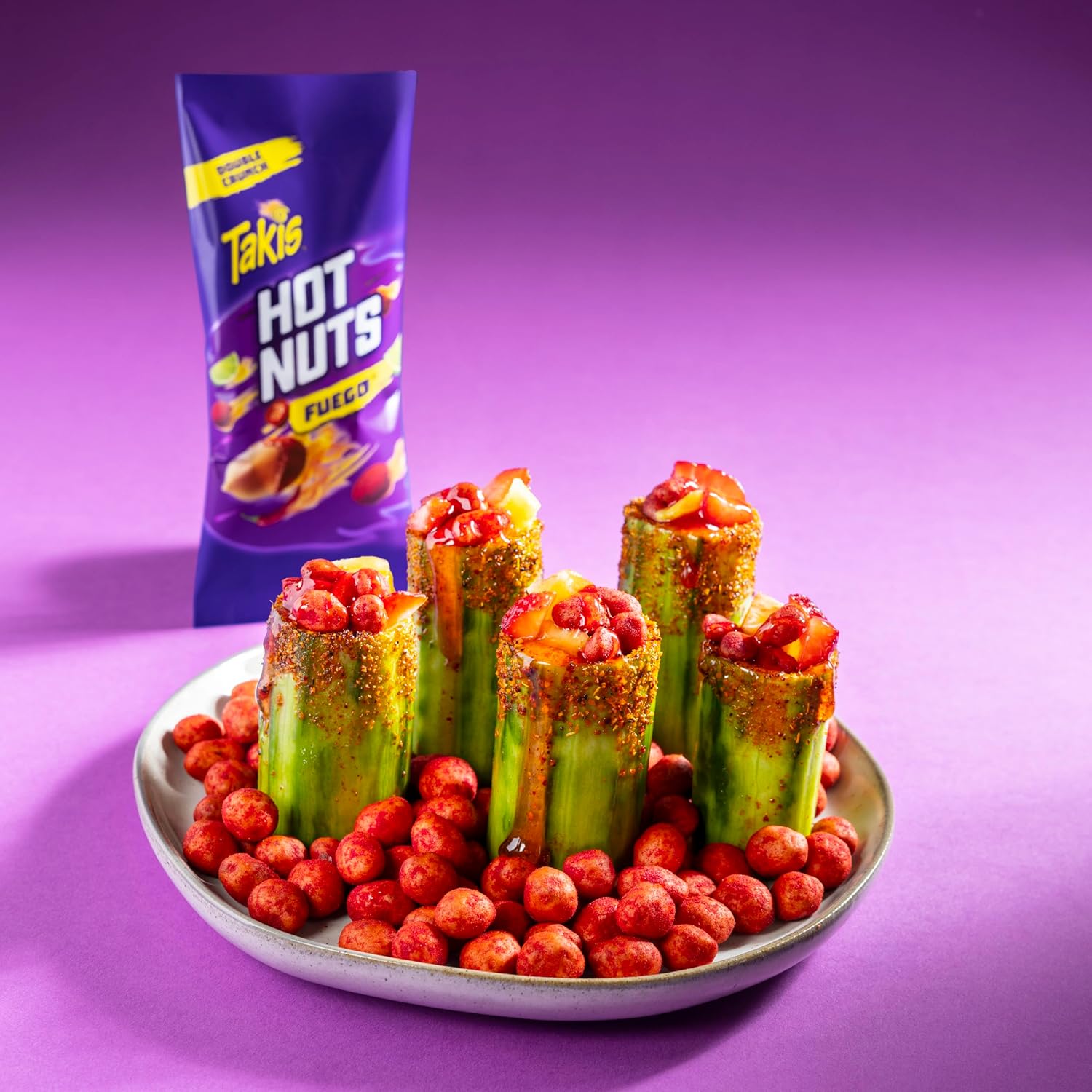 Takis Fuego Chili Pepper & Lime Extreme Spicy Hot Nuts