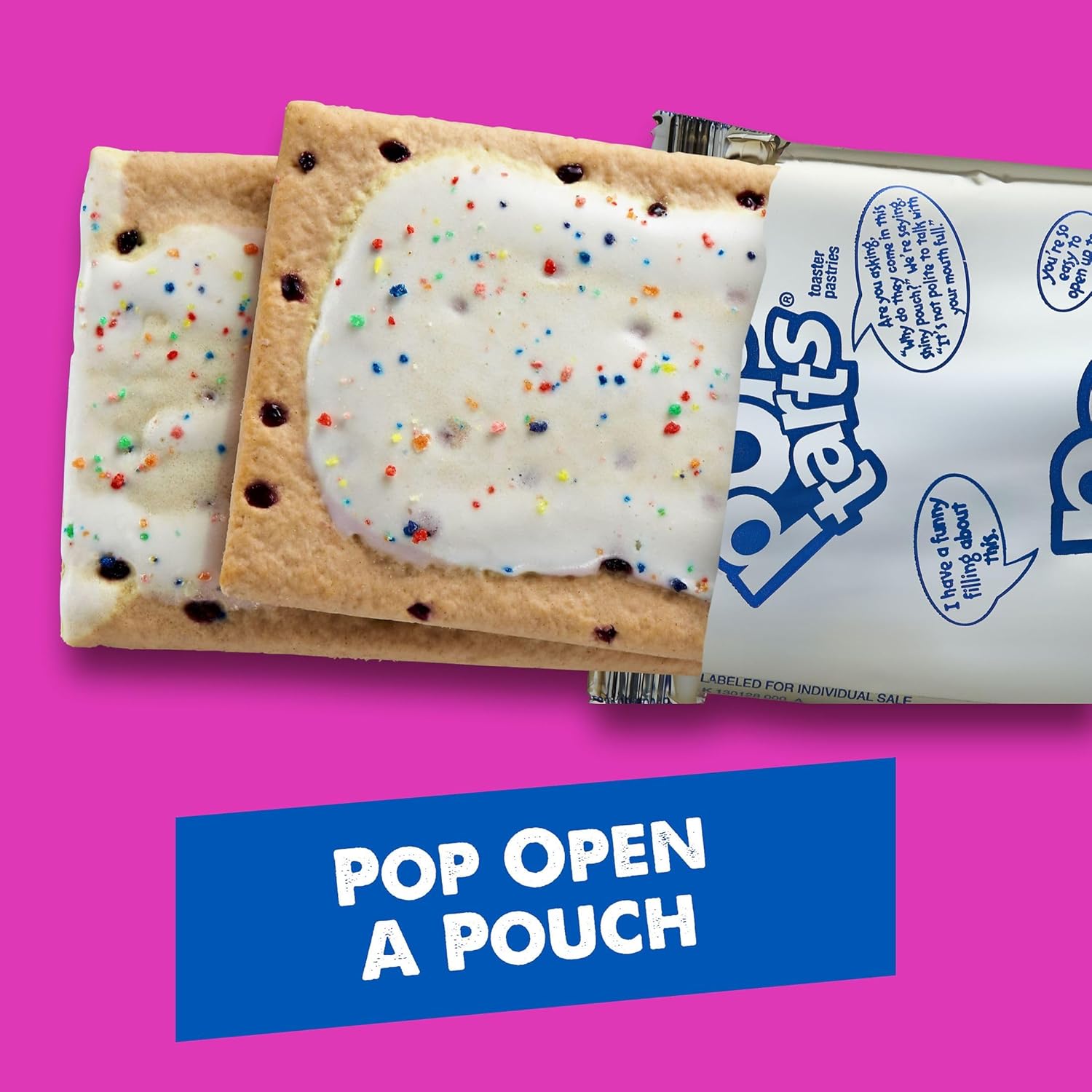 Pop Tarts Frosted Blueberry Toaster Pastries Box