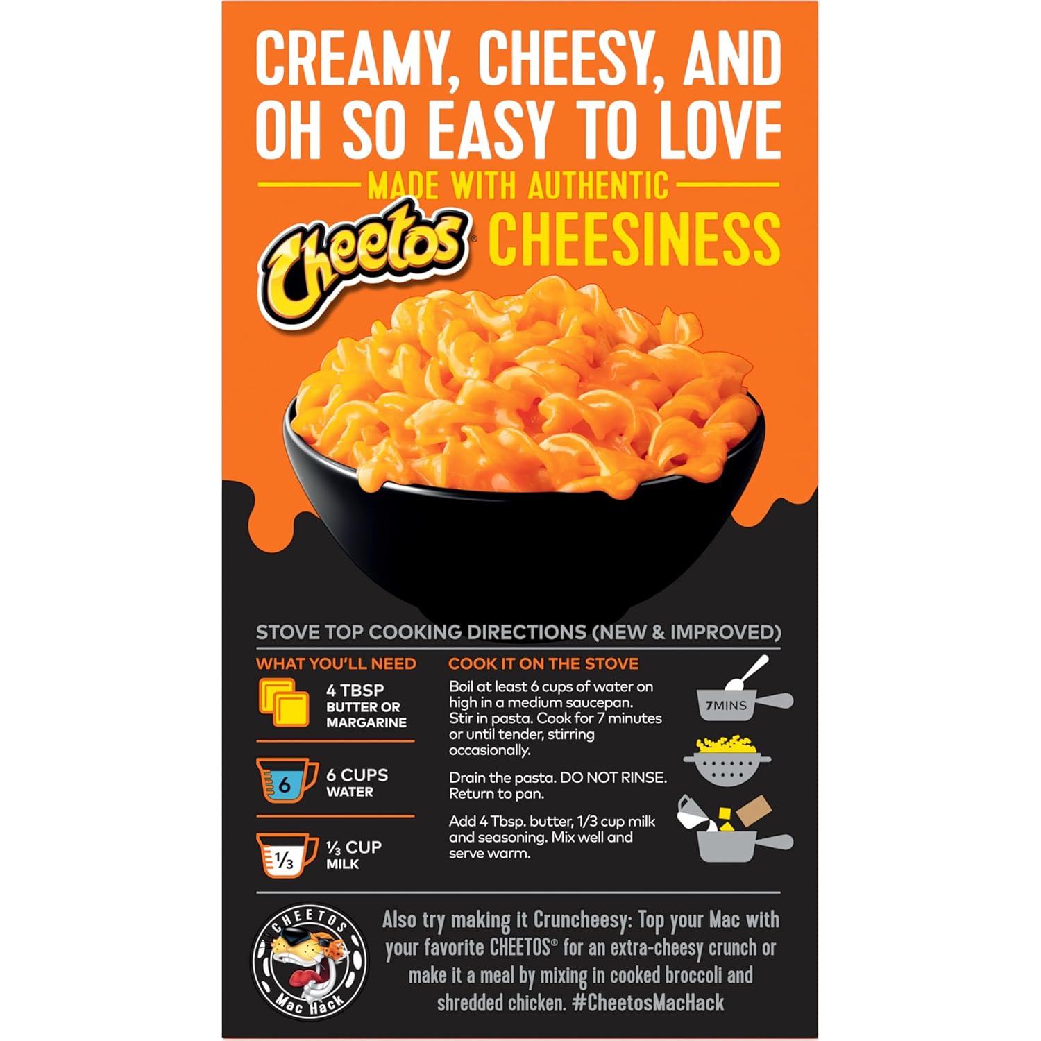 Cheetos Bold & Cheesy Mac’ N Cheese Snack
