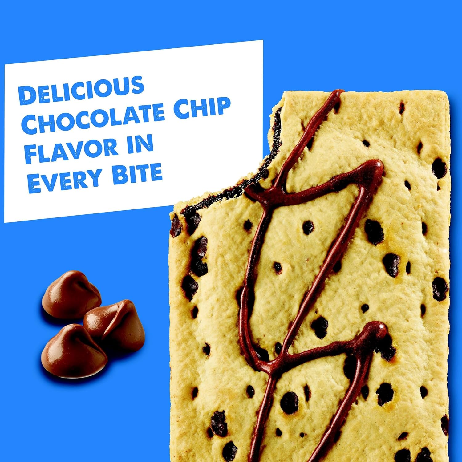 Pop Tarts Frosted Choco Chip Toaster Pastries Box