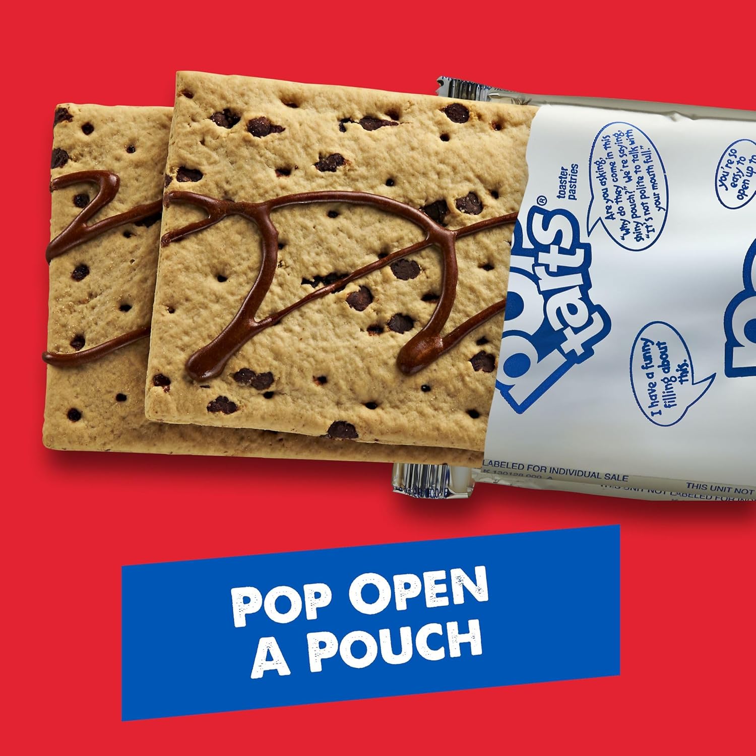Pop Tarts Frosted Choco Chip Toaster Pastries Box