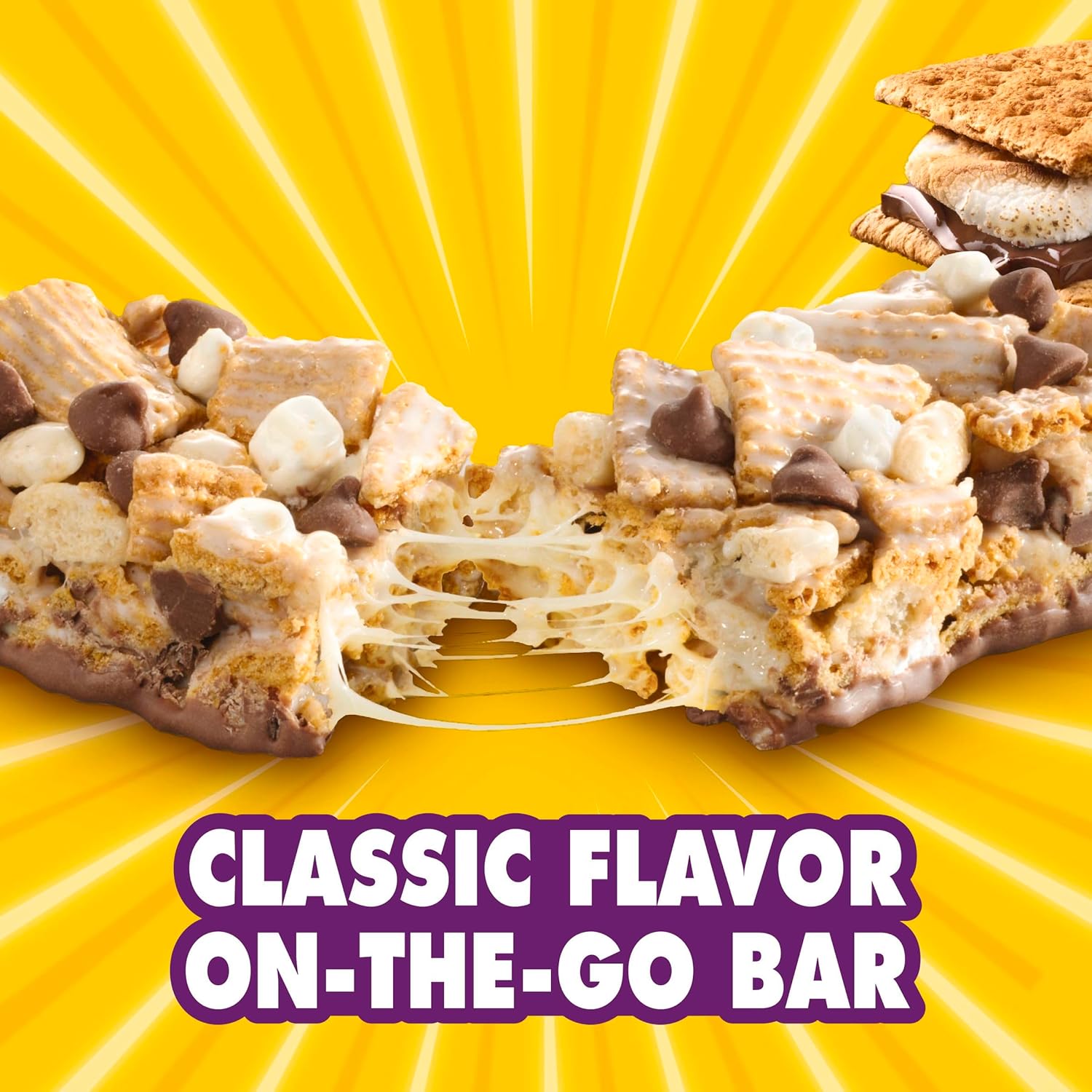 Golden Graham S'mores Cereal Treat Bar
