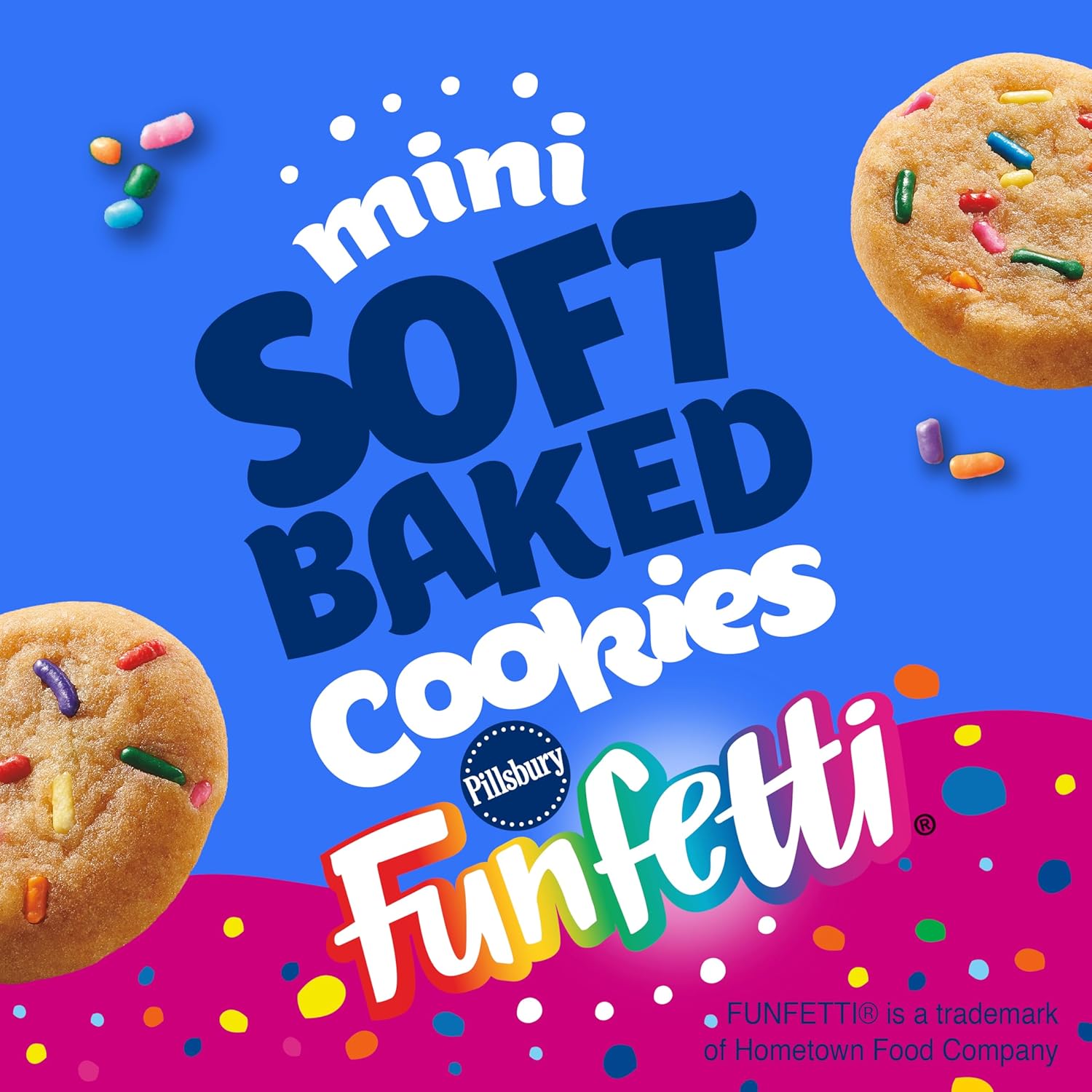 Pillsbury Funfetti Mini Soft Baked Cookies