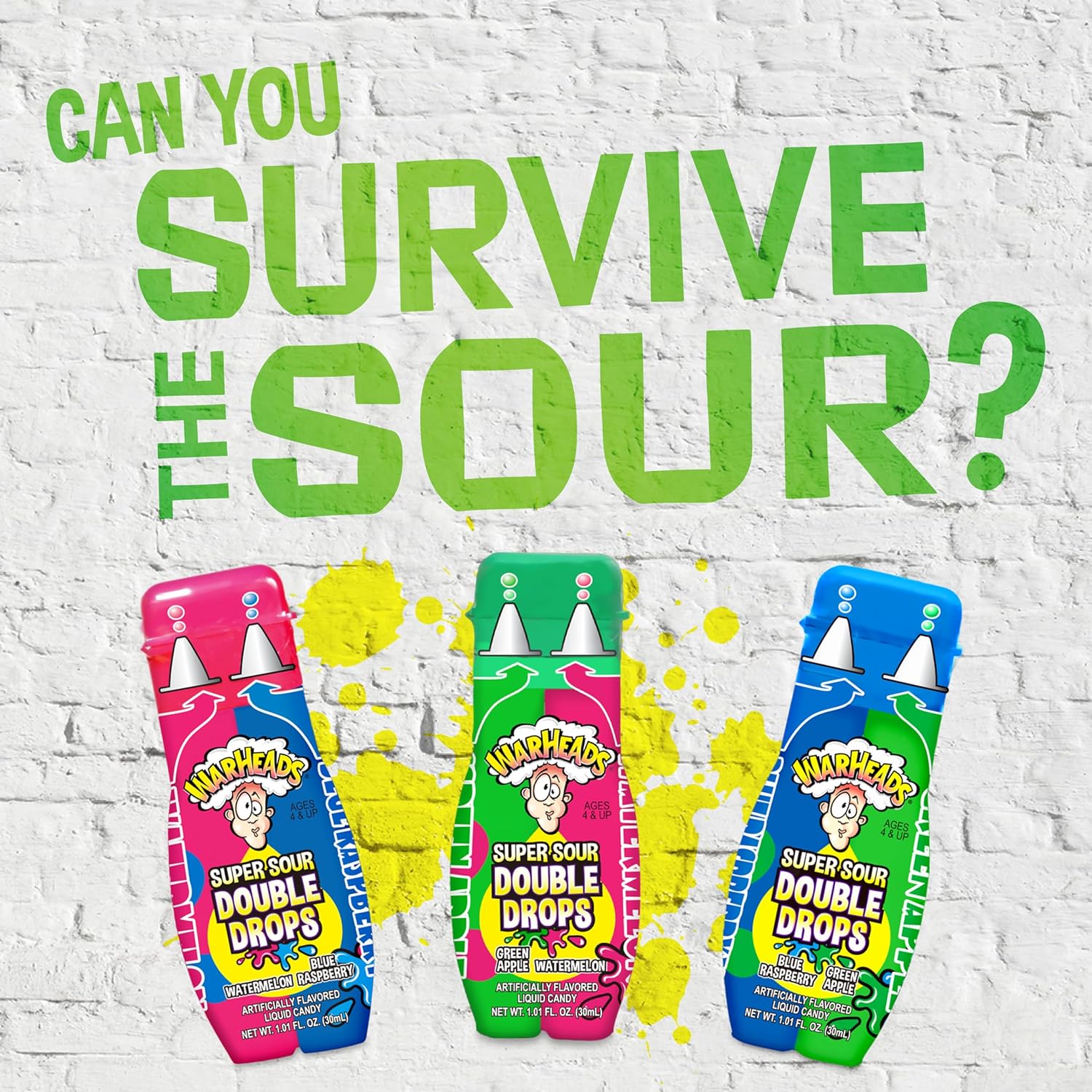 Warheads Super Sour Double Drops