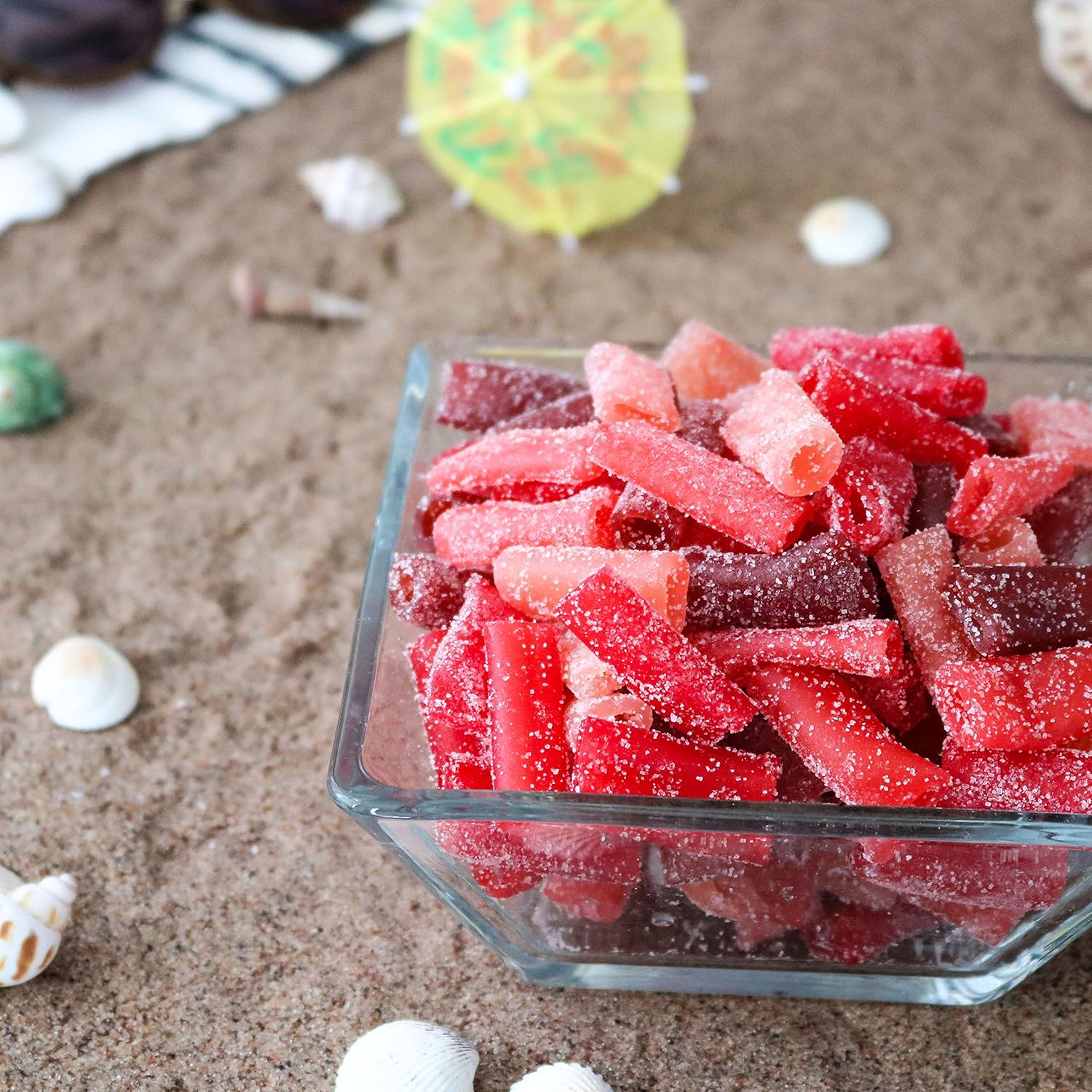 Sour Punch Bites Rad Reds Watermelon, Strawberry, Cherry & Raspberry Chewy Candy