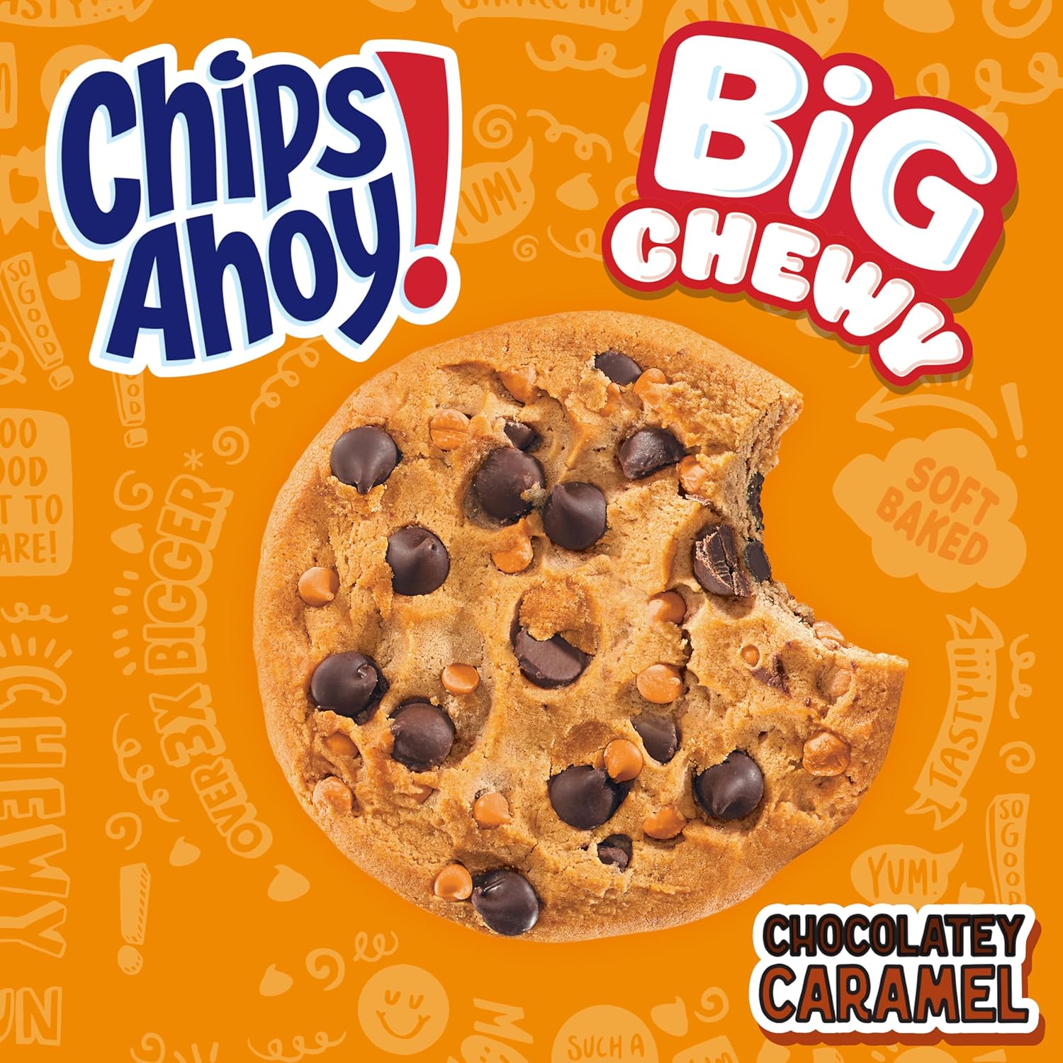 CHIPS AHOY! Chocolatey Caramel Big Chewy Chocolate Chip (1 Cookie Pack)