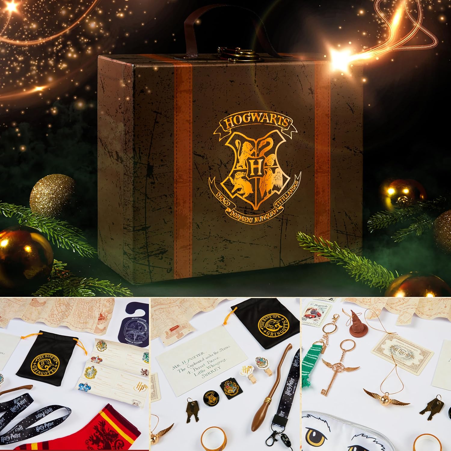 Harry Potter Girls Gift Advent Calendar Brown Case 2025