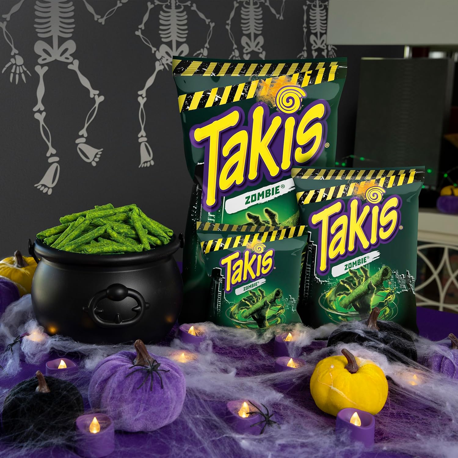 Takis Zombie Habanero & Cucumber Extreme Spicy Rolled Tortilla Chips
