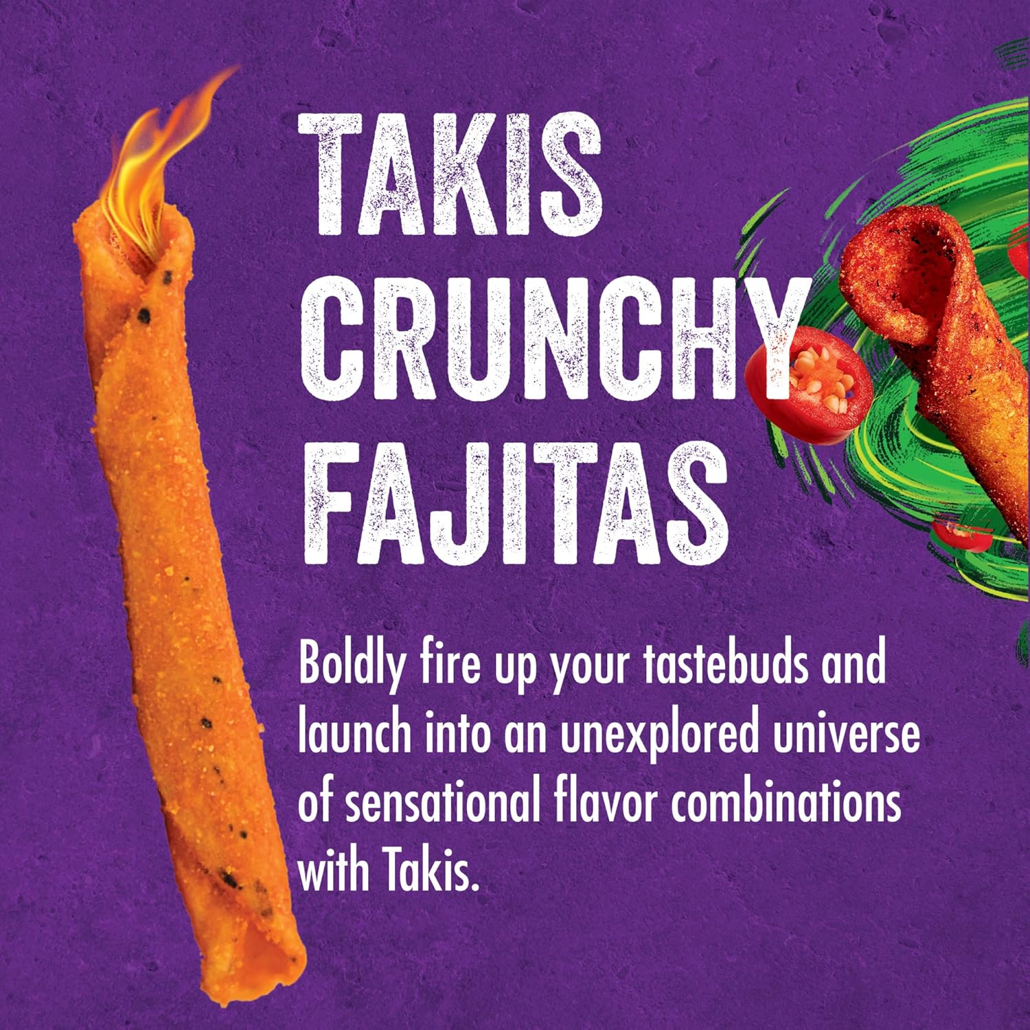 Takis Crunchy Fajitas Mild Tortilla Chips