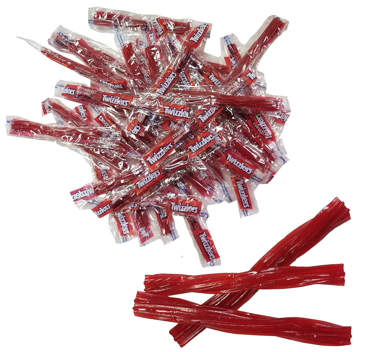 Twizzlers Strawberry Twists Licorice Candy, Single Piece