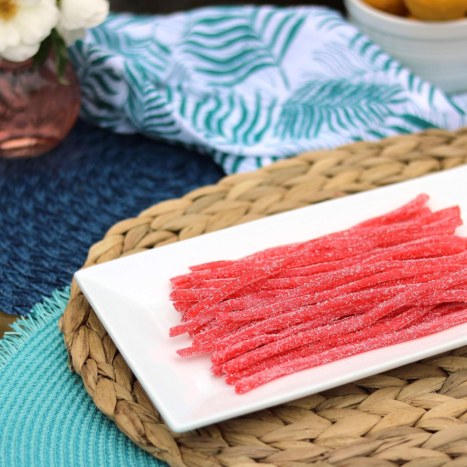 Sour Punch Strawberry Candy Sour Straws