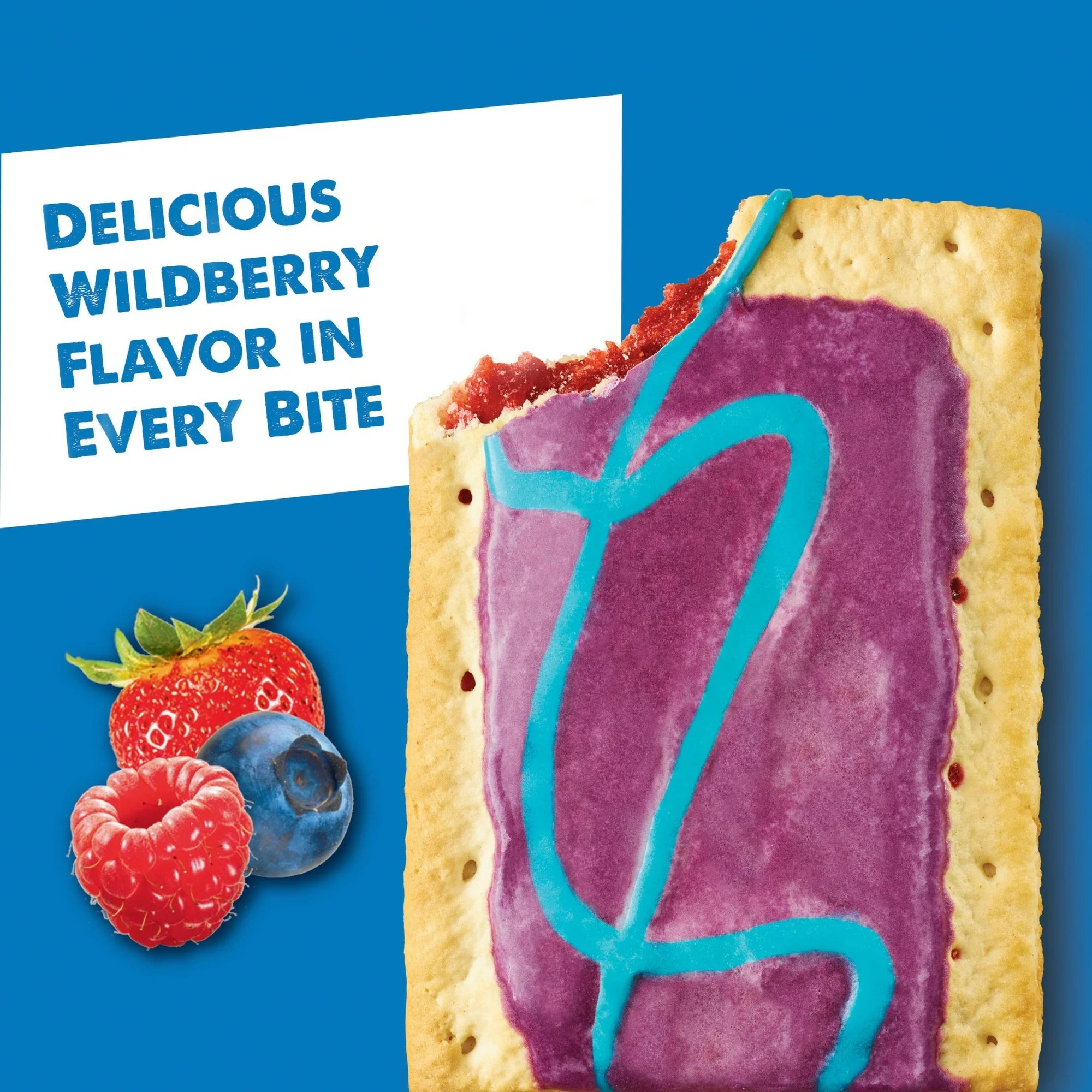 Pop Tarts Frosted Wild Berry Toaster Pastries Box
