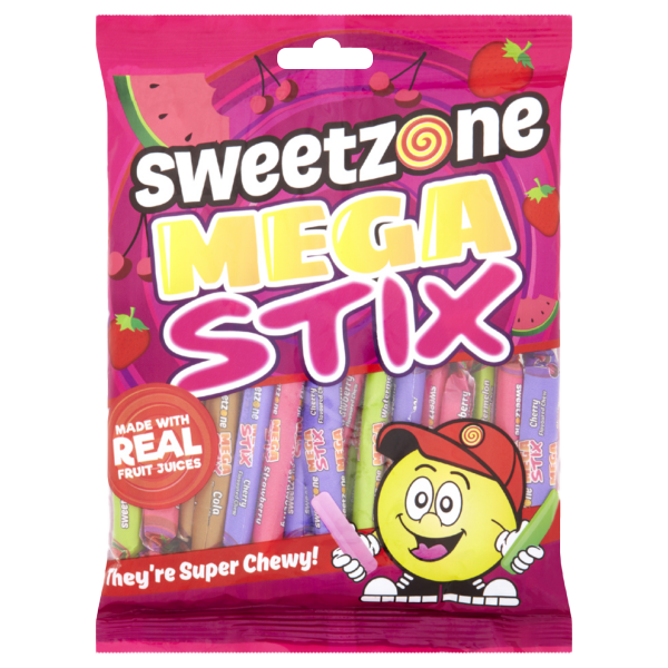 Sweetzone Mega Stix 200g sharing bag