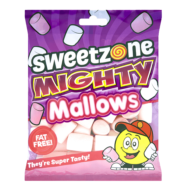 Sweetzone Mighty Mallows 140g sharing bag