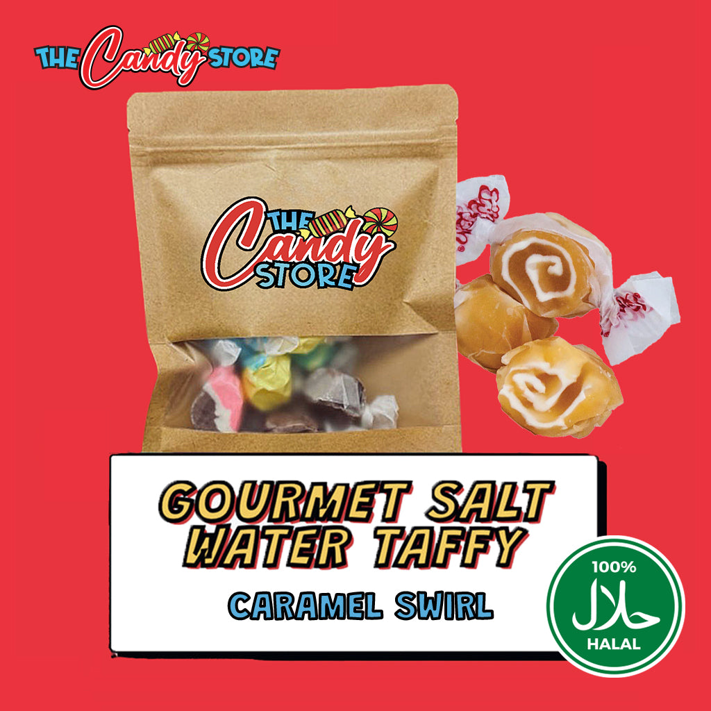 Gourmet Salt Water Caramel Swirl Taffy Bag