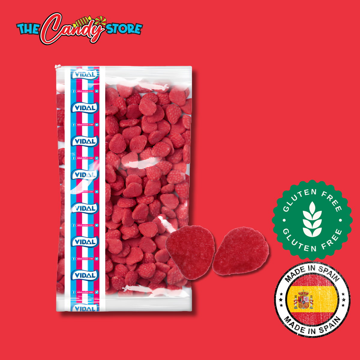 Vidal Red Foam Strawberries, 3kg