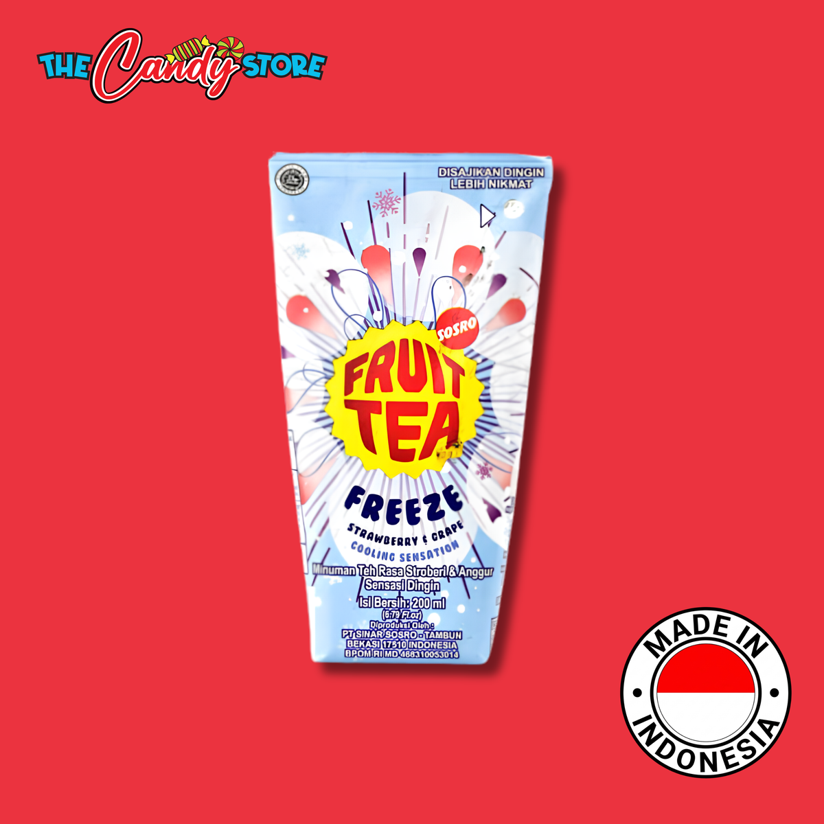 Sosro Slushy Freeze Fruit Tea, 200g