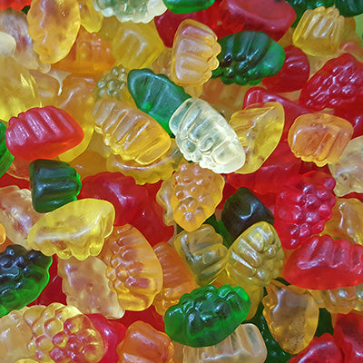 Haribo Colored Raspberries & Blackberries (1kg Bag)