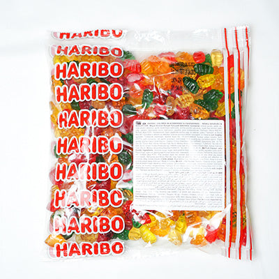 Haribo Colored Raspberries & Blackberries (1kg Bag)