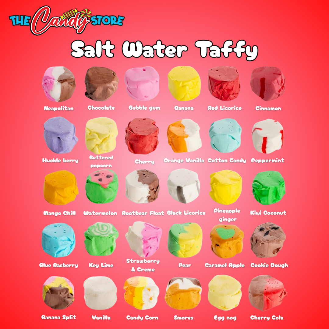 Gourmet Assorted Salt Water Taffy Bag