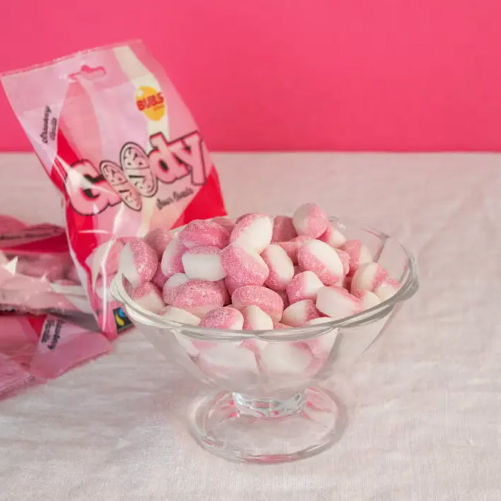 Goody Strawberry Vanilla Sour Ovals Swedish Candy