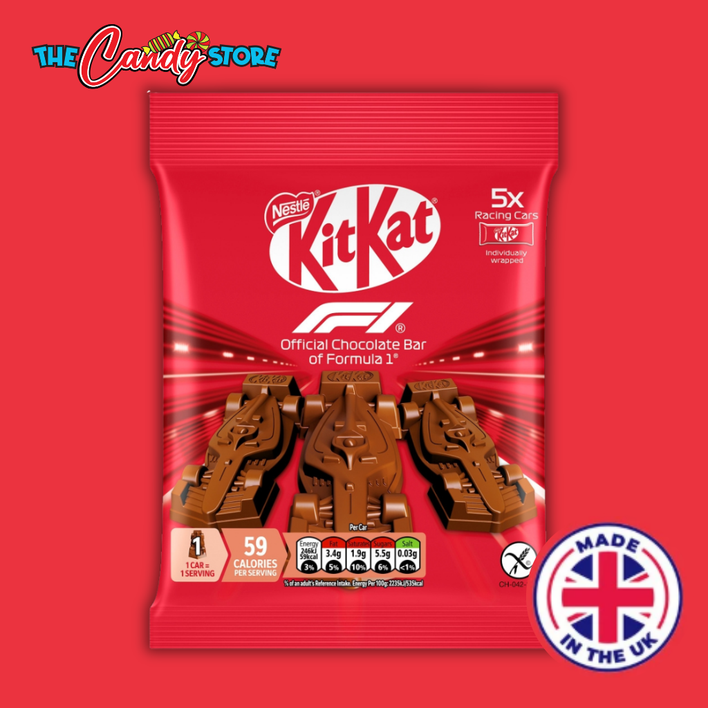 KitKat F1 Chocolate Car Figure 5 Pack Multipack