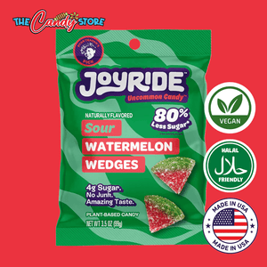Joyride Sour Watermelon Wedges Candy, 99g