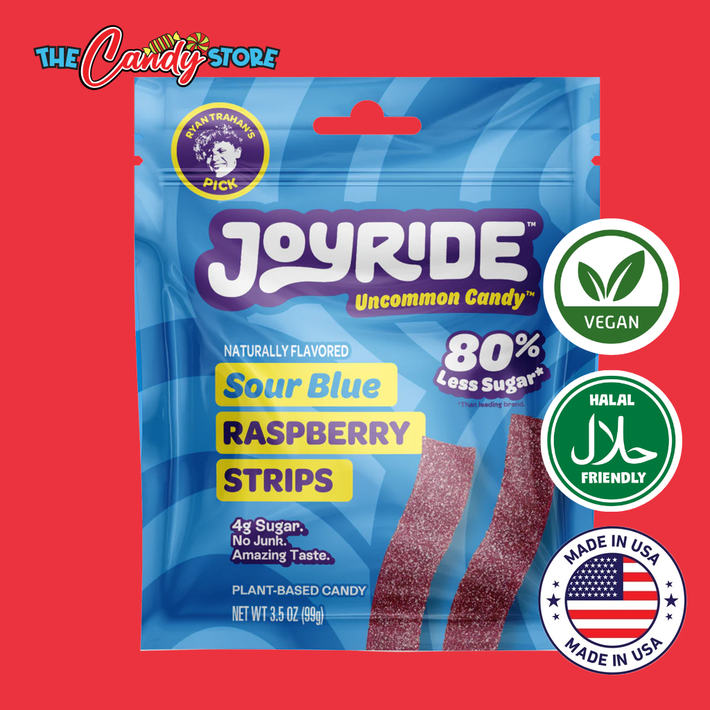 Joyride Sour Blue Raspberry Strips
