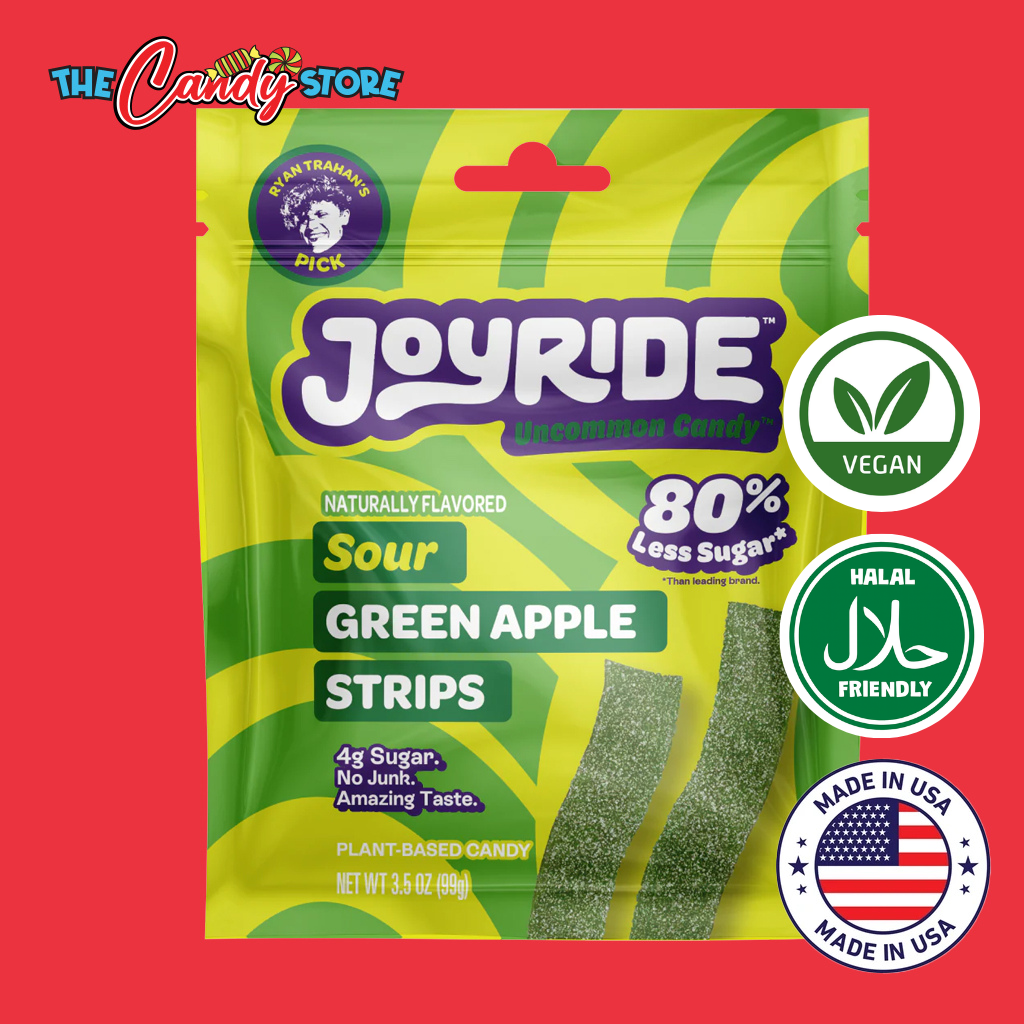 Joyride Sour Green Apple Strips