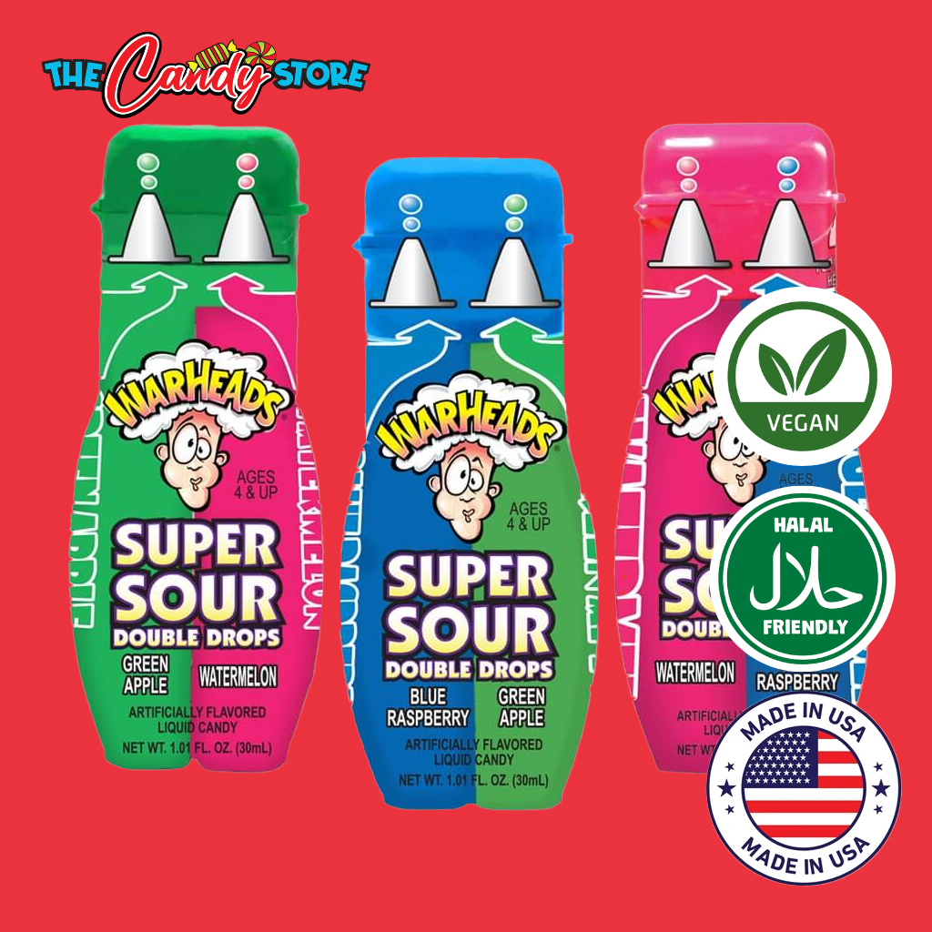 Warheads Super Sour Double Drops