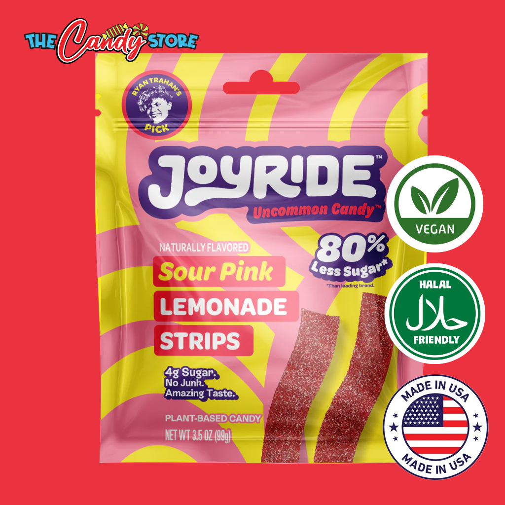 Joyride Sour Pink Lemonade Strips
