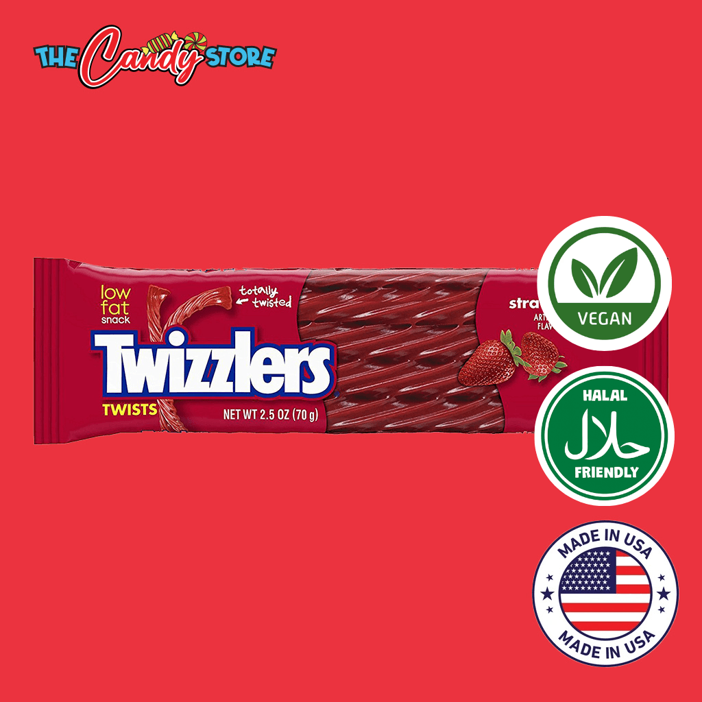 Twizzlers Strawberry Twists Licorice Candy