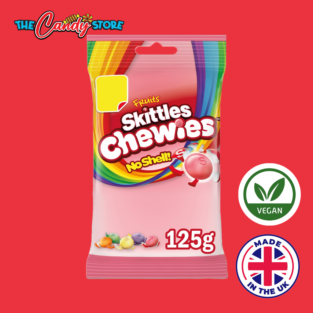 Skittles Fruits Chewies No Shell Sweet Bag - Melted