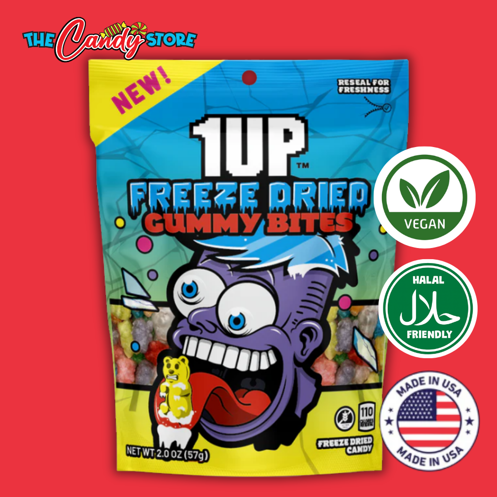 1 UP Freeze Dried Gummy Bites