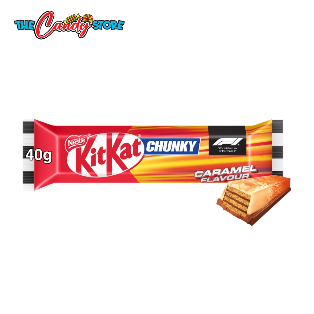 KitKat F1 Chunky Caramel Flavour Milk Chocolate Bar