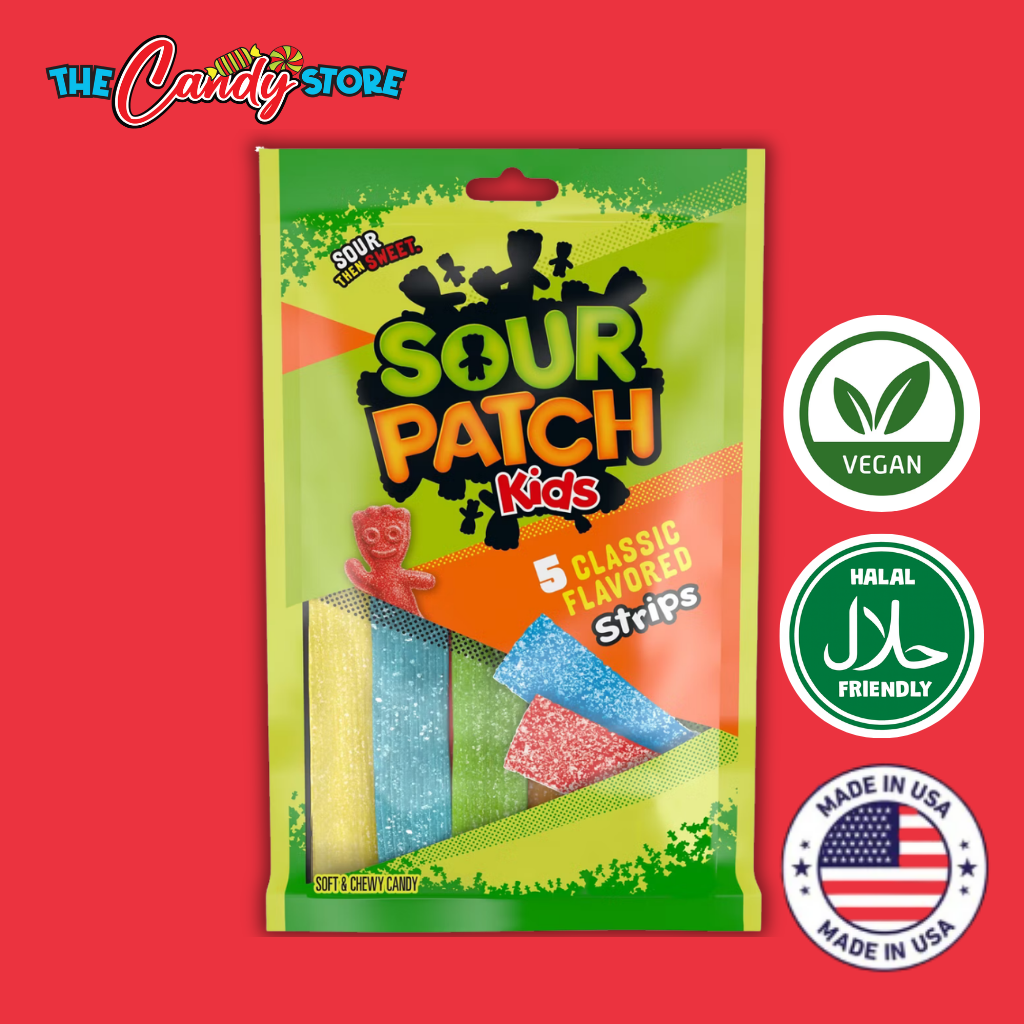 Sour Patch Kids Strips Assorted Soft Candy