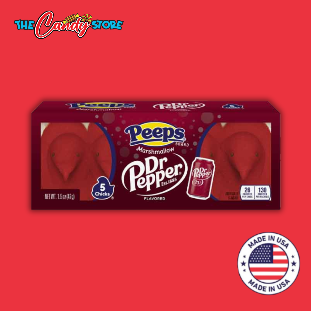 PEEPS Dr Pepper Chicks Marshmallow Candy