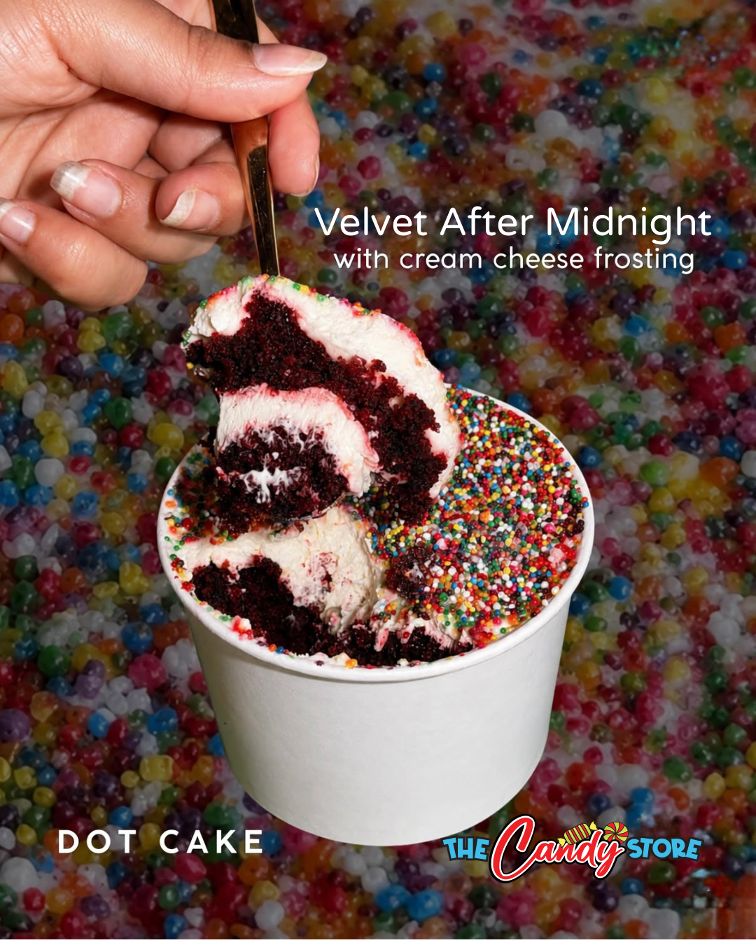 Halal Viral gourmet Dot Cake NYC