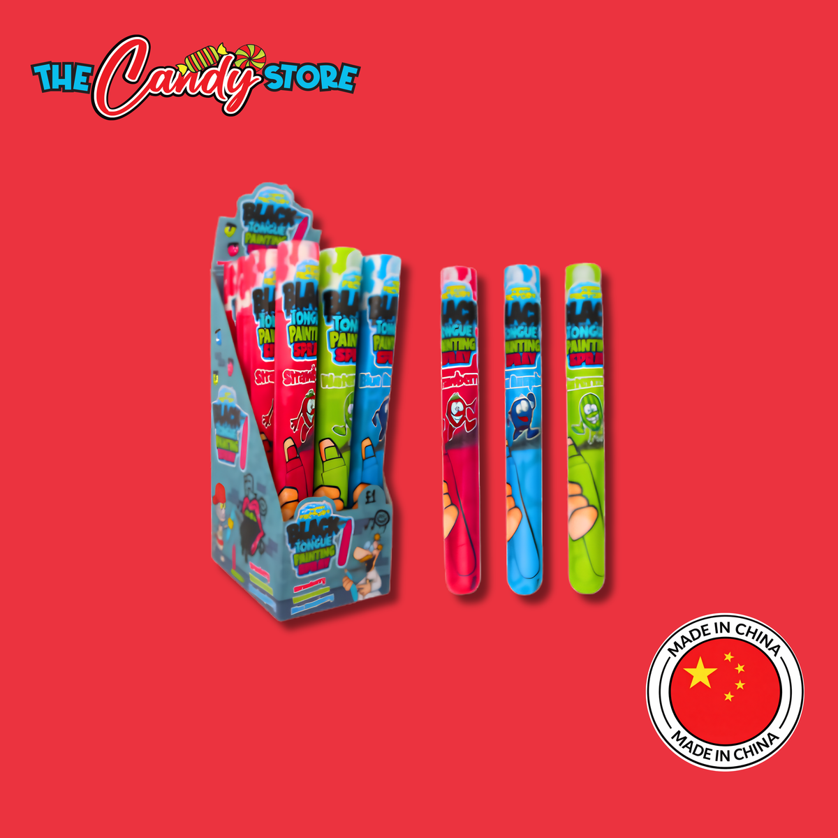 Crazy Candy Factory Black Tongue Painting Spray, 105ml