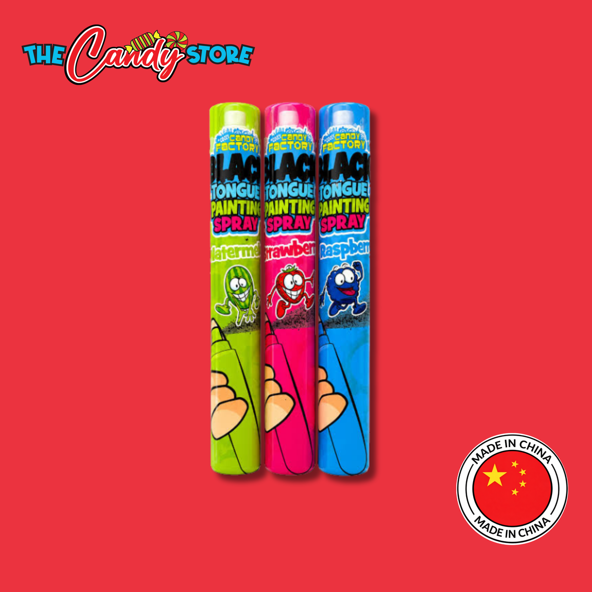 Crazy Candy Factory Black Tongue Painting Spray, 105ml