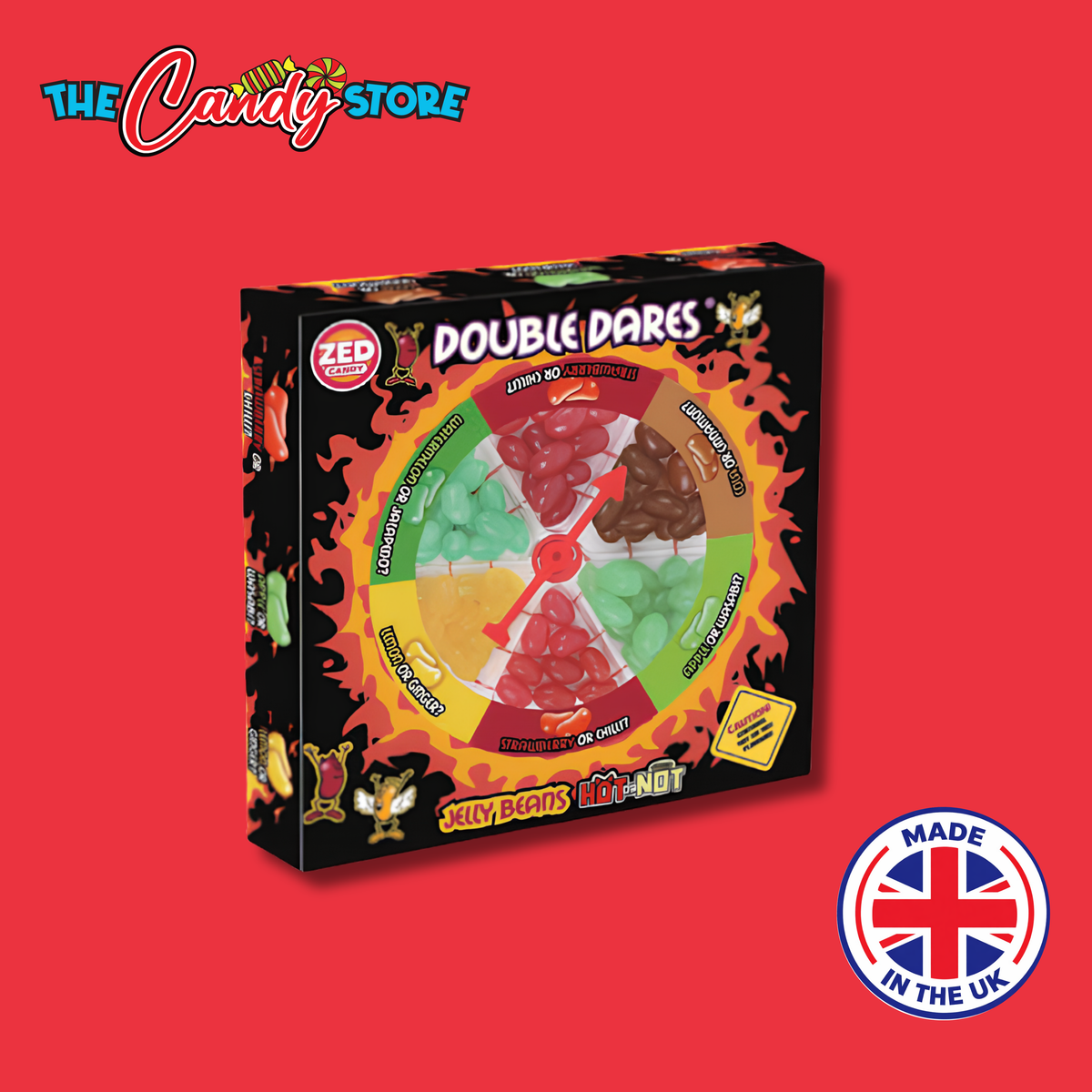 Zed Candy Double Dares Hot or Not Jelly Bean Game, 100g