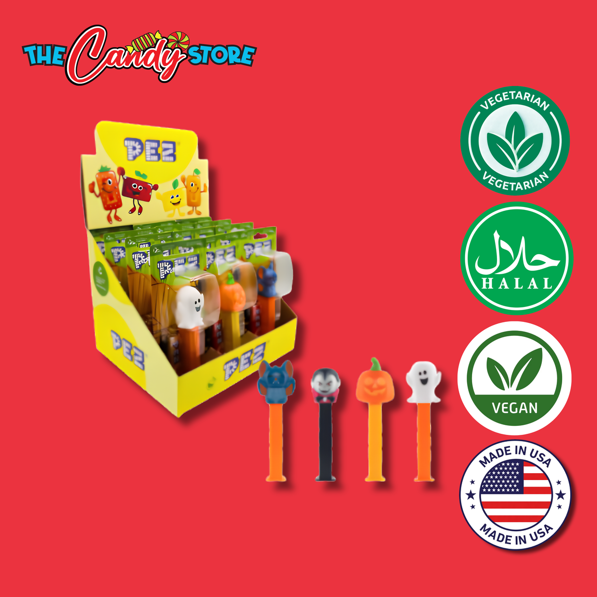 Pez Halloween 1+2 Impulse Packs, 17g